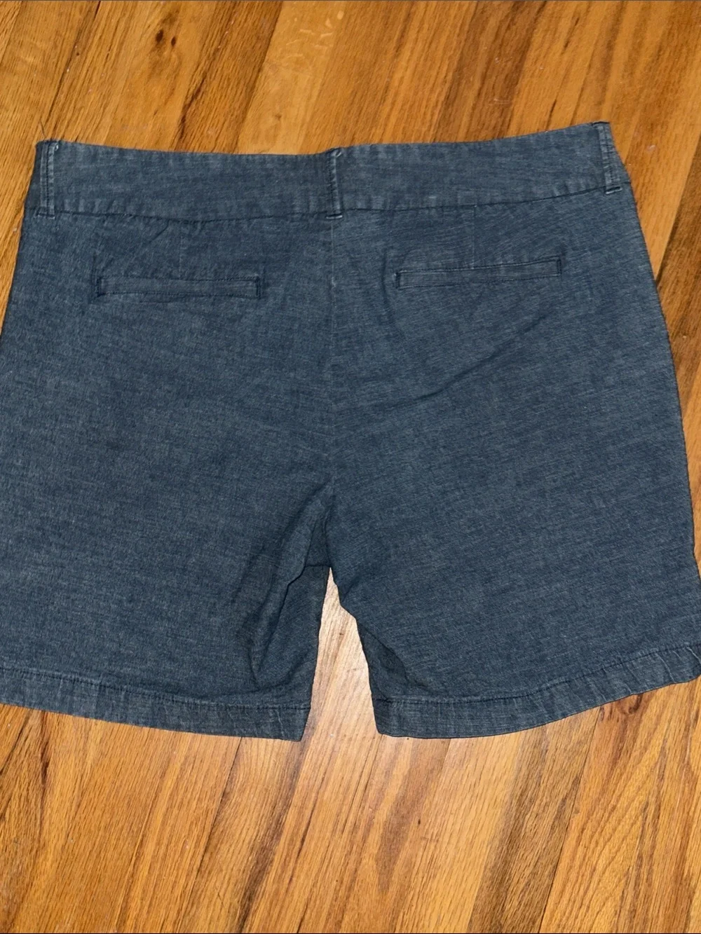 J. Crew Frankie Women’s Chambray Shorts in Denim Blue Size 16